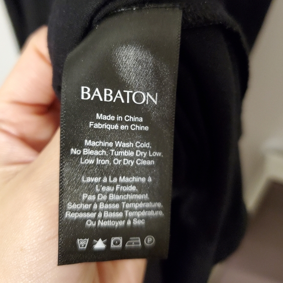 Babaton black midi dress - Picture 3 of 4